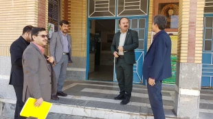 بازدید کارگروه نظارت و ارزیابی استان از دانشکده فنی و حرفه ای پسران ساوه  2
