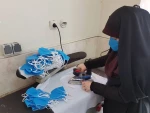 تولید ماسک بهداشتی در دانشگاه فنی و حرفه ای استان مرکزی واحد دختران اراک (اطهر) 2