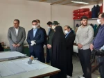بازدید جناب آقای مهندس سیدعلی آقازاده  استاندار مرکزی از کارگاه تولید ماسک دانشگاه فنی و حرفه ای استان مرکزی واحد دختران اراک (اطهر) 2