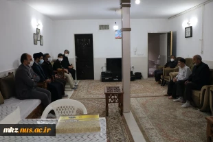 گزار ش دیدار مسئولین دانشگاه فنی و حرفه ای استان مرکزی با خانواده شهدا  2