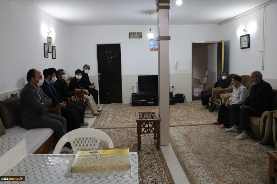 گزار ش دیدار مسئولین دانشگاه فنی و حرفه ای استان مرکزی با خانواده شهدا  2