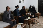 گزار ش دیدار مسئولین دانشگاه فنی و حرفه ای استان مرکزی با خانواده شهدا  3