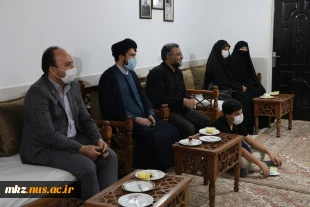 گزار ش دیدار مسئولین دانشگاه فنی و حرفه ای استان مرکزی با خانواده شهدا  3
