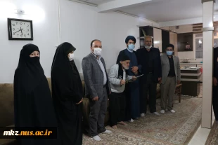 گزار ش دیدار مسئولین دانشگاه فنی و حرفه ای استان مرکزی با خانواده شهدا  5