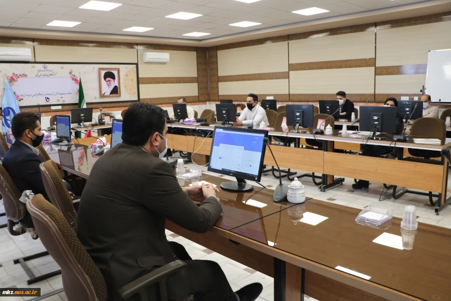 وبینار آموزشی سامانه کاتب به مسئولین و کارکنان آموزش دانشکده های استان  2