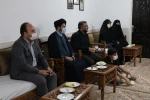 گزار ش دیدار مسئولین دانشگاه فنی و حرفه ای استان مرکزی با خانواده شهدا 3