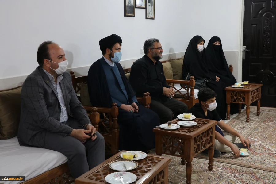 گزار ش دیدار مسئولین دانشگاه فنی و حرفه ای استان مرکزی با خانواده شهدا 3