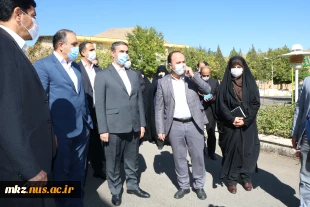 حضور  استاندار محترم استان مرکزی به دانشکده اطهر 2