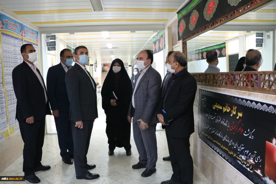حضور  استاندار محترم استان مرکزی به دانشکده اطهر 3
