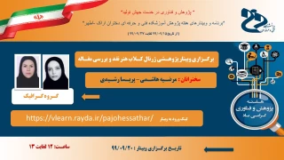 برگـزاری وبینار پژوهـشی ژرنال کـلاب هنر نقد و بررسی مقـاله