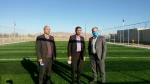 بازدید مدیر کل طرحهای عمرانی دانشگاه فنی و حرفه ای از زمین چمن مصنوعی آموزشکده خمین  2