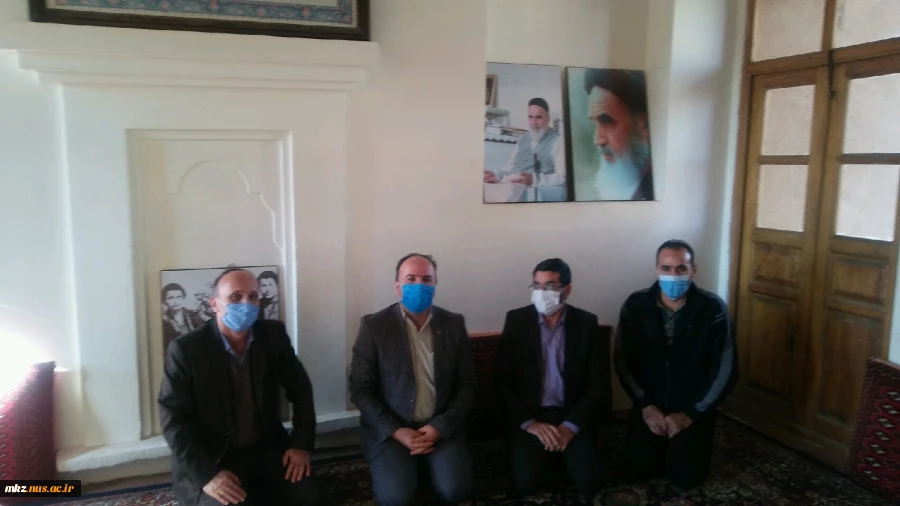 بازدید مدیر کل طرحهای عمرانی دانشگاه فنی و حرفه ای از زمین چمن مصنوعی آموزشکده خمین  2