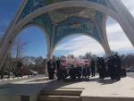 مراسم تجدید بیعت با آرمانهای امام راحل و شهدای انقلاب اسلامی ایران در جوار مقبره شهدای گمنام به مناسبت 12 بهمن و ورود تاریخی امام خمینی (ره)  2