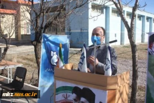افتتاح زمین چمن،سخنرانی دکتر احمدی ریاست دانشگاه فنی اراک(امیر کبیر)