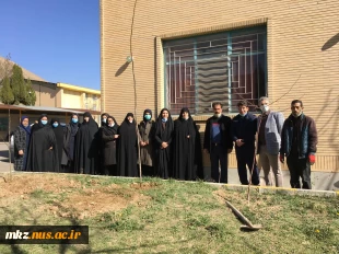 به مناسبت 15 اسفند ماه هفته درختکاری مراسم غرس نهال در دانشکده 4