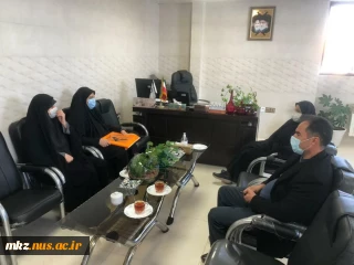 دیدار رییس دانشکده فنی و حرفه ای دختران اراک با رییس دانشگاه فرهنگیان پردیس زینب کبری (س)