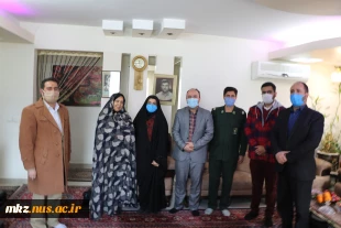دیدار ریاست دانشگاه فنی و حرفه ای استان مرکزی با خانواده شهید معبود نیا  6