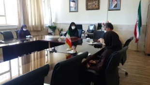 دیدار ریاست دانشکده فنی و حرفه ای دختران اراک با مدیران کل سازمان میراث فرهنگی، صنایع دستی و گردشگری استان مرکزی  3