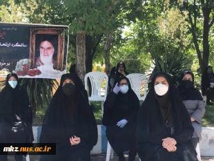 مراسم پیاده روی با حضور کارکنان دانشکده فنی و حرفه ای دختران اطهر اراک 5