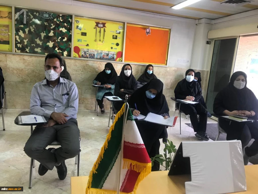 جلسه شورای اداری پایان نیمسال تحصیلی 992  4