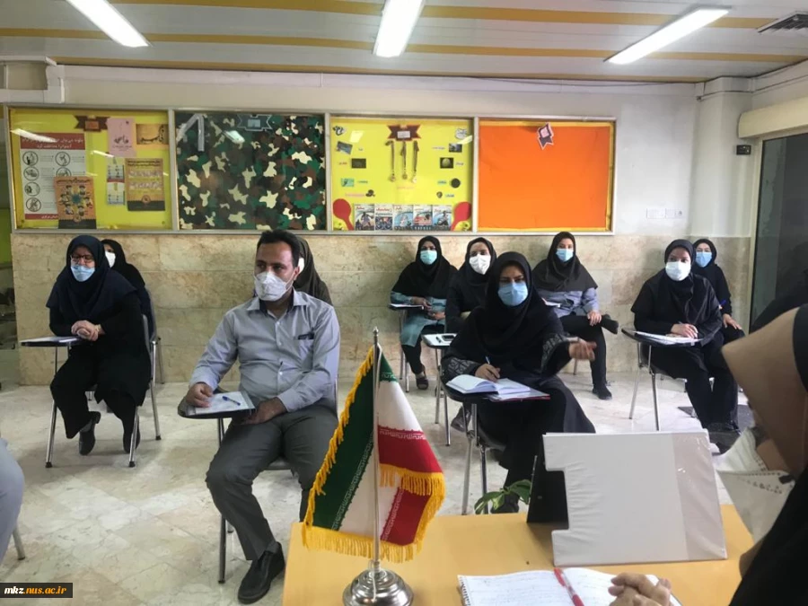 جلسه شورای اداری پایان نیمسال تحصیلی 992  5