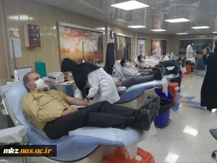 اهدا خون جمعی همکاران دانشگاه فنی وحرفه ای استان مرکزی 5