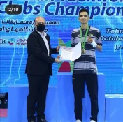 کسب مدال طلا دانشجوی دانشگاه فنی و حرفه ای استان مرکزی واحد پسران ساوه در مسابقات تکواندو جام باشگاه های آسیا  3