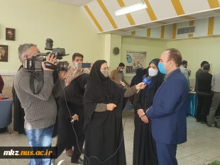 افتتاح مرکز کارآفرینی و هدایت تحصیلی دانشگاه فنی و حرفه ای استان مرکزی واحد دختران اراک (اطهر) و آیین حمایت از هنر گیوه دوزی  2