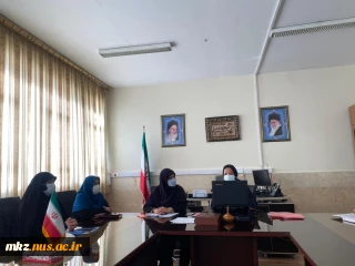 جلسه ی حوزه معاونت محترم آموزشی و ارائه راهکارهای نوین در خصوص پایش کمی و کیفی آموزش الکترونیکی
