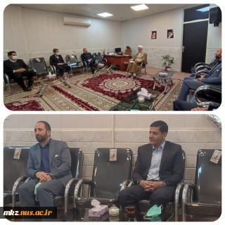 دیدار ریاست دانشگاه فنی و حرفه ای استان مرکزی با امام جمعه محترم شهرستان ساوه