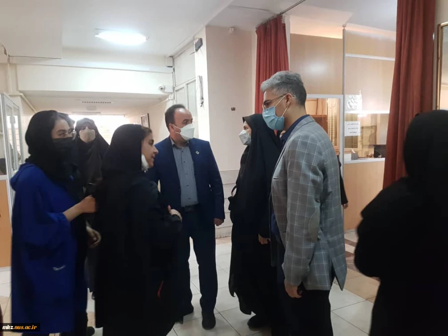 بازدید ریاست محترم دانشگاه فنی و حرفه ای استان مرکزی جناب آقای دکتر مهرداد احمدی و مسئولین محترم دانشکده دختران اراک 7