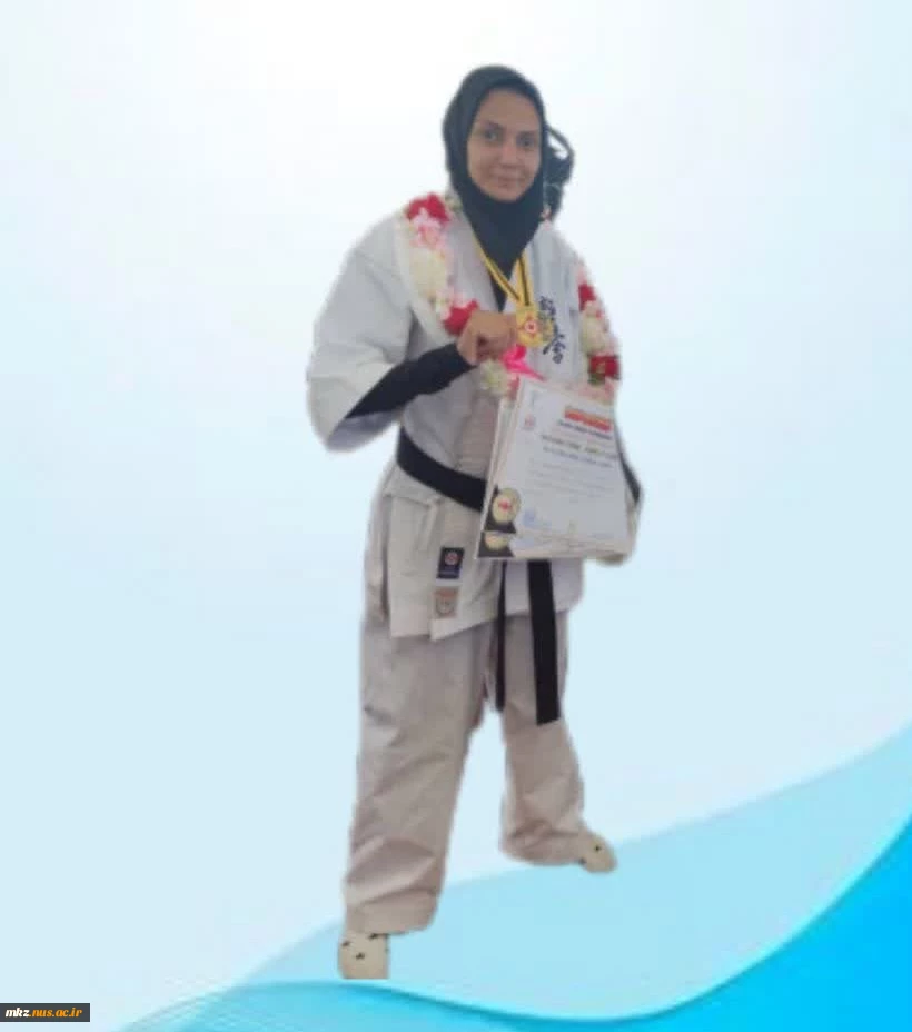 کسب مقام اول مسابقات بین المللی کیو کوشین کاراته توسط دانشجوی دانشگاه فنی و حرفه ای استان مرکزی واحد دختران  2
