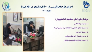 اجرای طرح احوالپرسی
