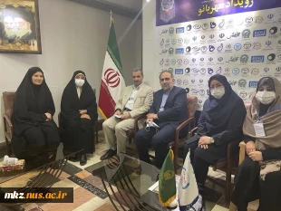 بازدید دبیر محترم شورای فرهنگ عمومی کشور جناب آقای دکتر امامی، از رویداد مهربانو با ریاست مسئول محترم گروه جهادی ملی بانو مجتهده امین، سرکار خانم دکتر مهاجرانی  2