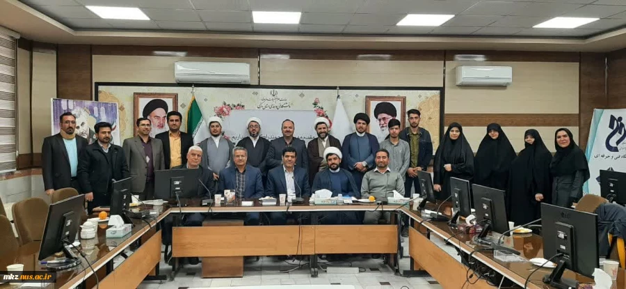 با حضور حجت الاسلام والمسلمین ایمانی مقدم برگزار شد؛
آیین تکریم و معارفه مسئول دفتر نهاد نمایندگی مقام معظم رهبری در دانشگاه فنی و حرفه ای واحد استان مرکزی 3