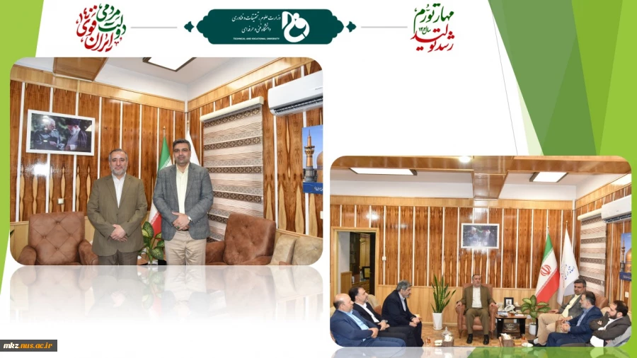 دیدار هیئت رئیسه دانشگاه فنی و حرفه‌ای با استاندار سمنان 2