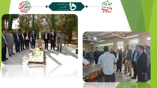 بازدید هیئت رئیسه دانشگاه از آموزشکده فنی و حرفه‌ای پسران سمنان