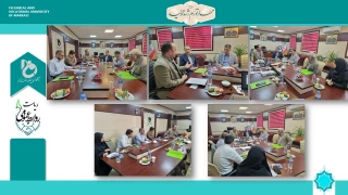 جلسه مشترک ریاست دانشگاه فنی و حرفه ای واحد استان مرکزی با حضور مدیر عامل کارخانه آلومینیوم سازی اراک (ایرالکو)