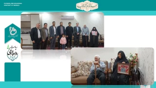دیدار سرپرست دانشگاه فنی و حرفه ای استان مرکزی با خانواده شهید مجید مومنی