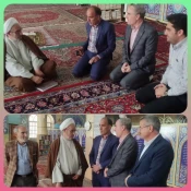 دیدار سرپرست دانشگاه فنی و حرفه ای استان مرکزی با نماینده محترم ولی فقیه و امام جمعه شهرستان آشتیان  3