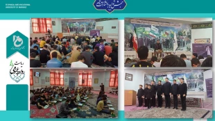 برگزاری مراسم محفل انس با قرآن به مناسبت شهادت خادمین ملت در دانشکده فنی و حرفه ای پسران ساوه(جراحی زاده) 2
