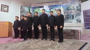 برگزاری مراسم محفل انس با قرآن به مناسبت شهادت خادمین ملت در دانشکده فنی و حرفه ای پسران ساوه(جراحی زاده) 2